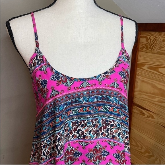 Show Me Your Mumu Bella Mini Dress in La Boheme Pink Small - Picture 6 of 12